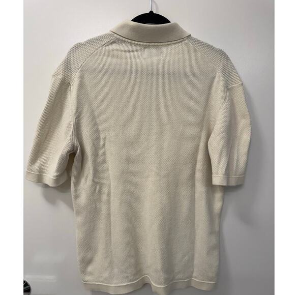 NNO7 No Nationality Men's Hansie 6600 Organic Cotton Quarter Zip Sweater Polo XL - Picture 5 of 7